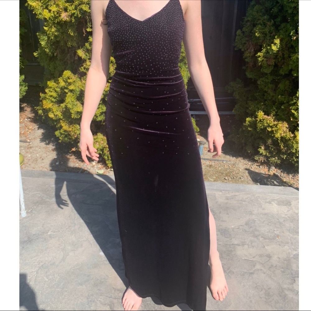 DEEP PURPLE PROM DRESS